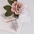 Butterfly Shape Roses Foil Quinceañera Mis Quince Invitation CWIP03